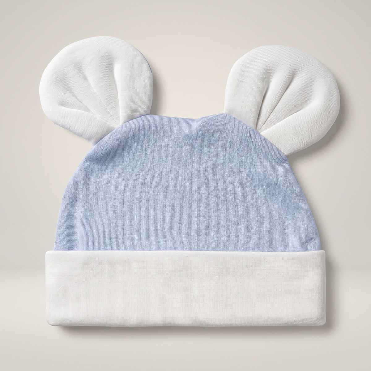 Pima Cotton Mouse Ears Baby Beanie