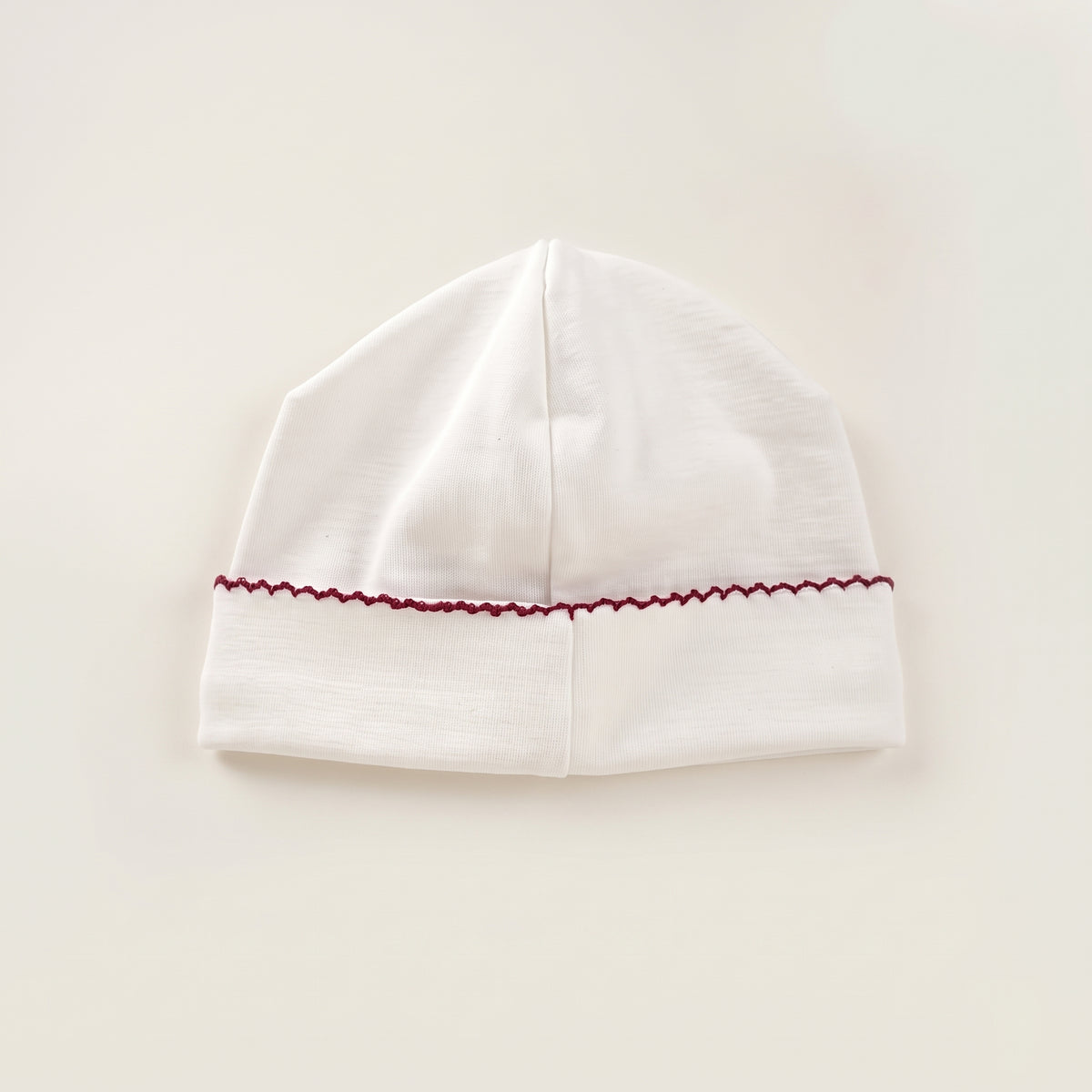 Pima Cotton Scalloped Baby Beanie