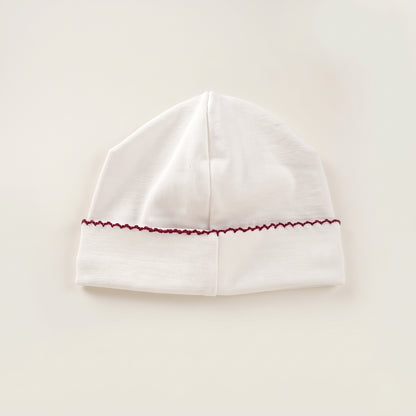 Pima Cotton Scalloped Baby Beanie