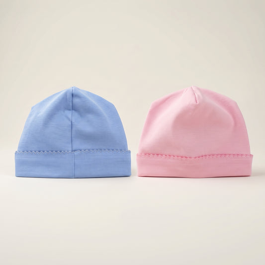 Pima Cotton Solid Color Baby Beanie