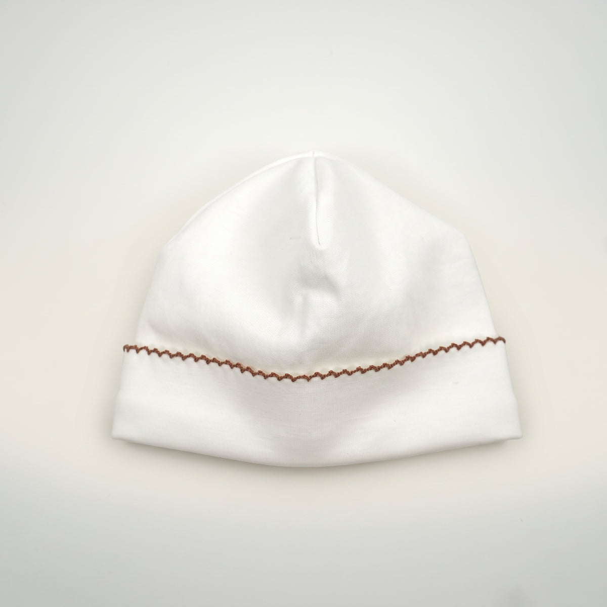 Pima Cotton Scalloped Baby Beanie
