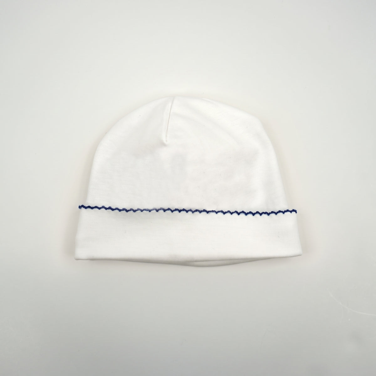 Pima Cotton Scalloped Baby Beanie