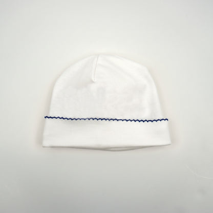 Pima Cotton Scalloped Baby Beanie
