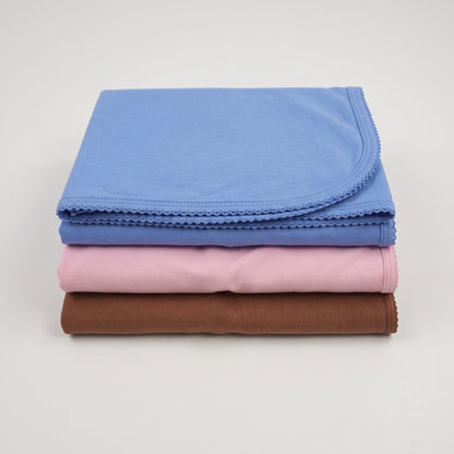 Solid Pima Cotton Baby Blanket