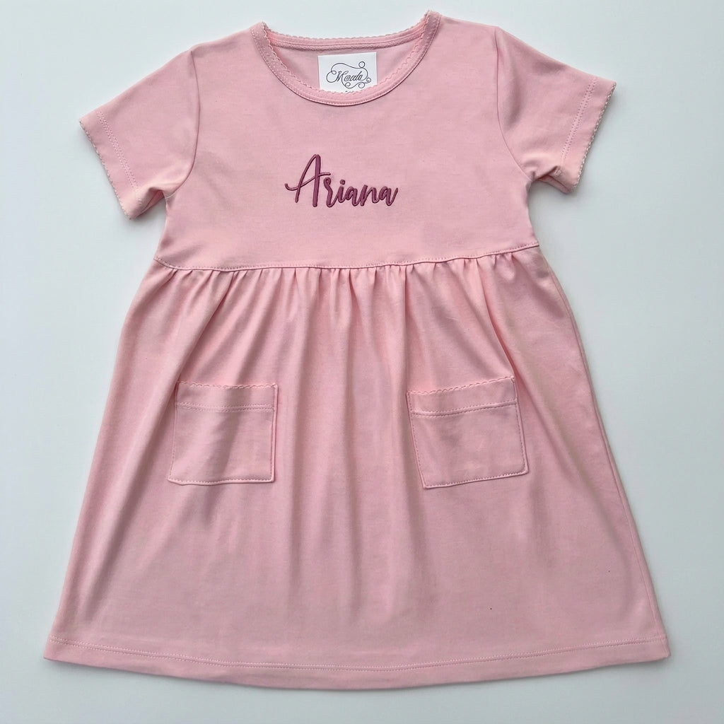 Pocket Pima Cotton Everyday Dress