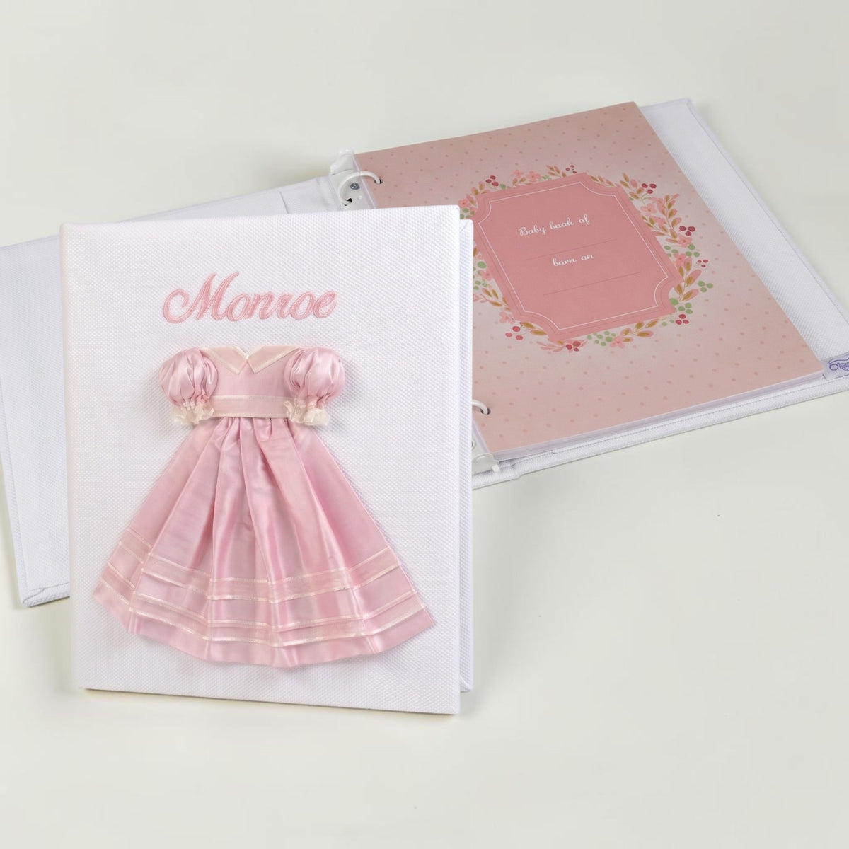 Silk Dress on Pique Cotton  – Baby Memory Book