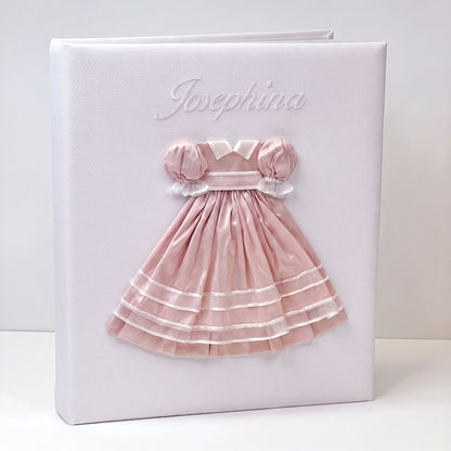 Silk Dress on Pique Cotton  – Baby Memory Book
