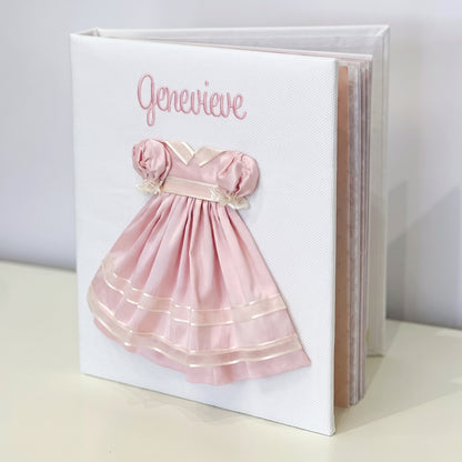 Silk Dress on Pique Cotton  – Baby Memory Book