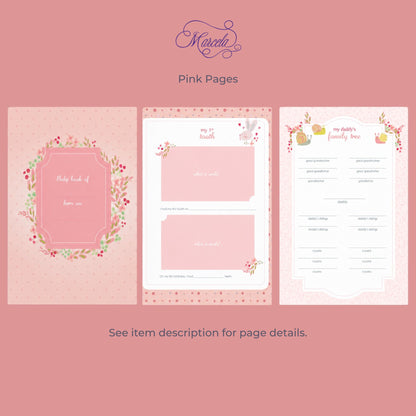 Seersucker Check Cotton – Baby Memory Book
