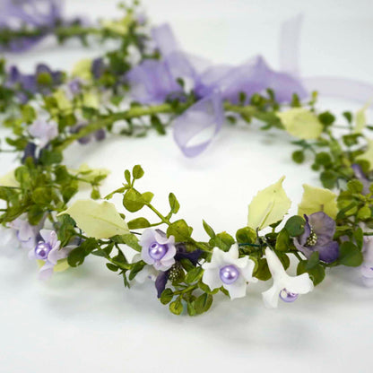 Porcelain Flowers Head Crown - Adult & Child Options