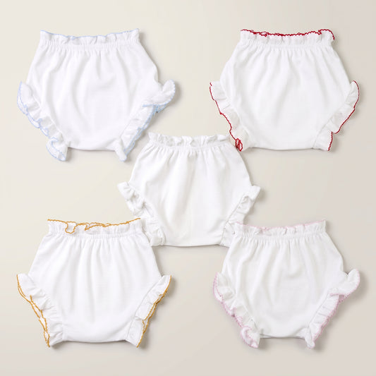 Personalized Ruffle Edge Baby Bloomers