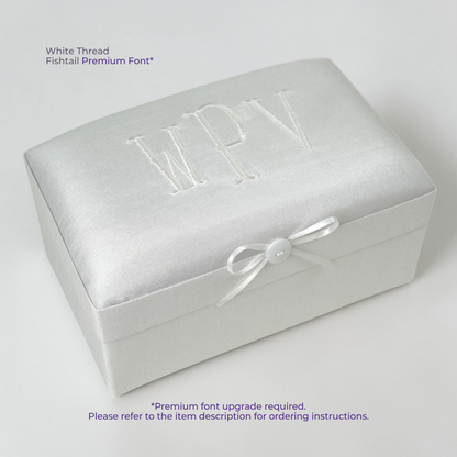 Solid Shantung – Small Baby Keepsake Box