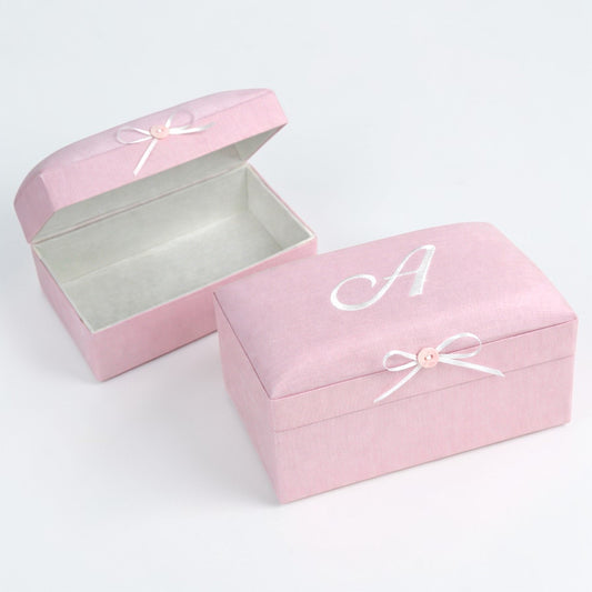 Solid Shantung – Small Baby Keepsake Box