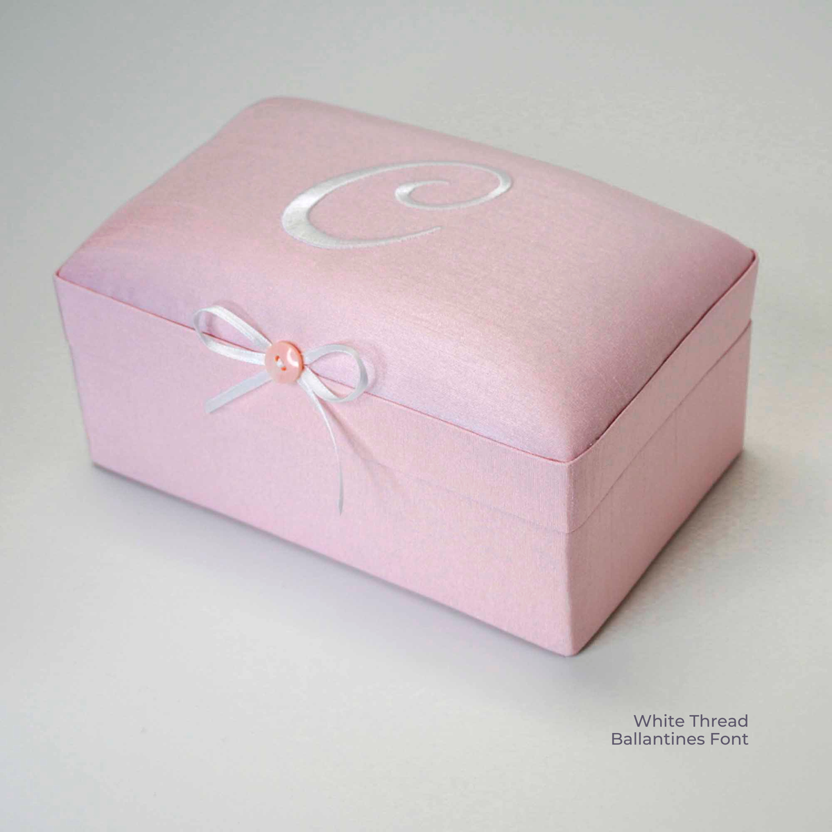 Solid Shantung – Small Baby Keepsake Box
