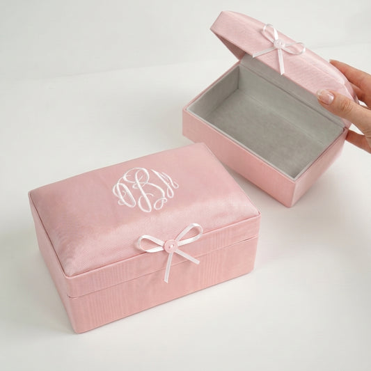 Solid Moiré – Small Baby Keepsake Box