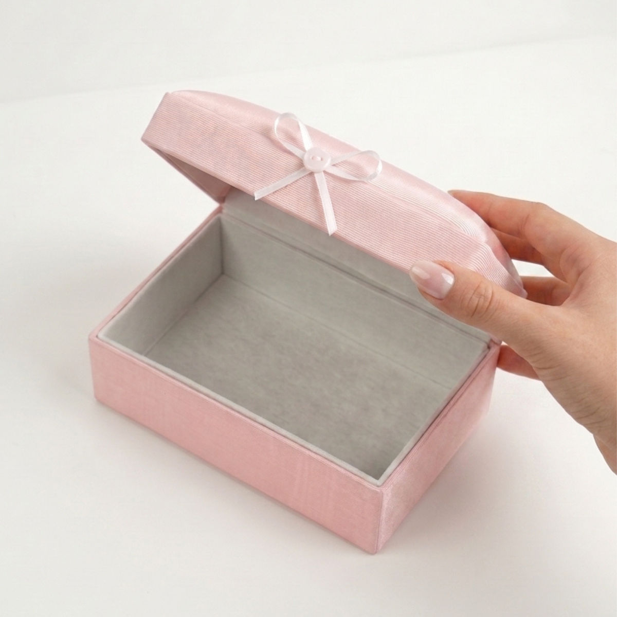 Solid Moiré – Small Baby Keepsake Box