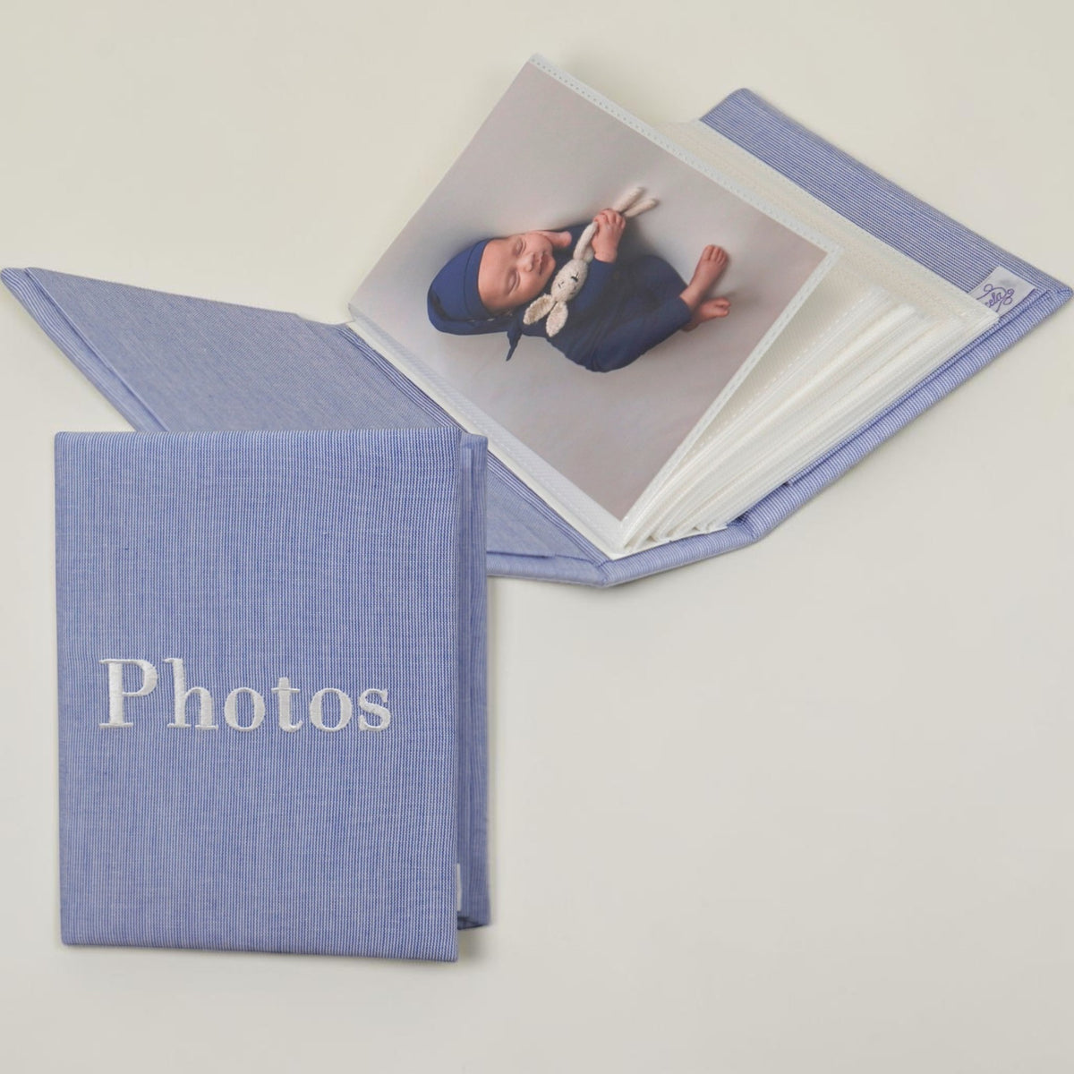 Micro Stripe Cotton - Small Hardbound Photo Album