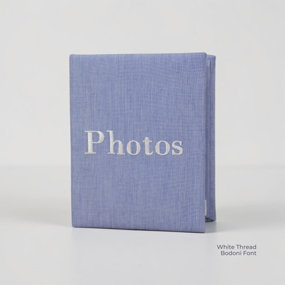 Micro Stripe Cotton - Small Hardbound Photo Album