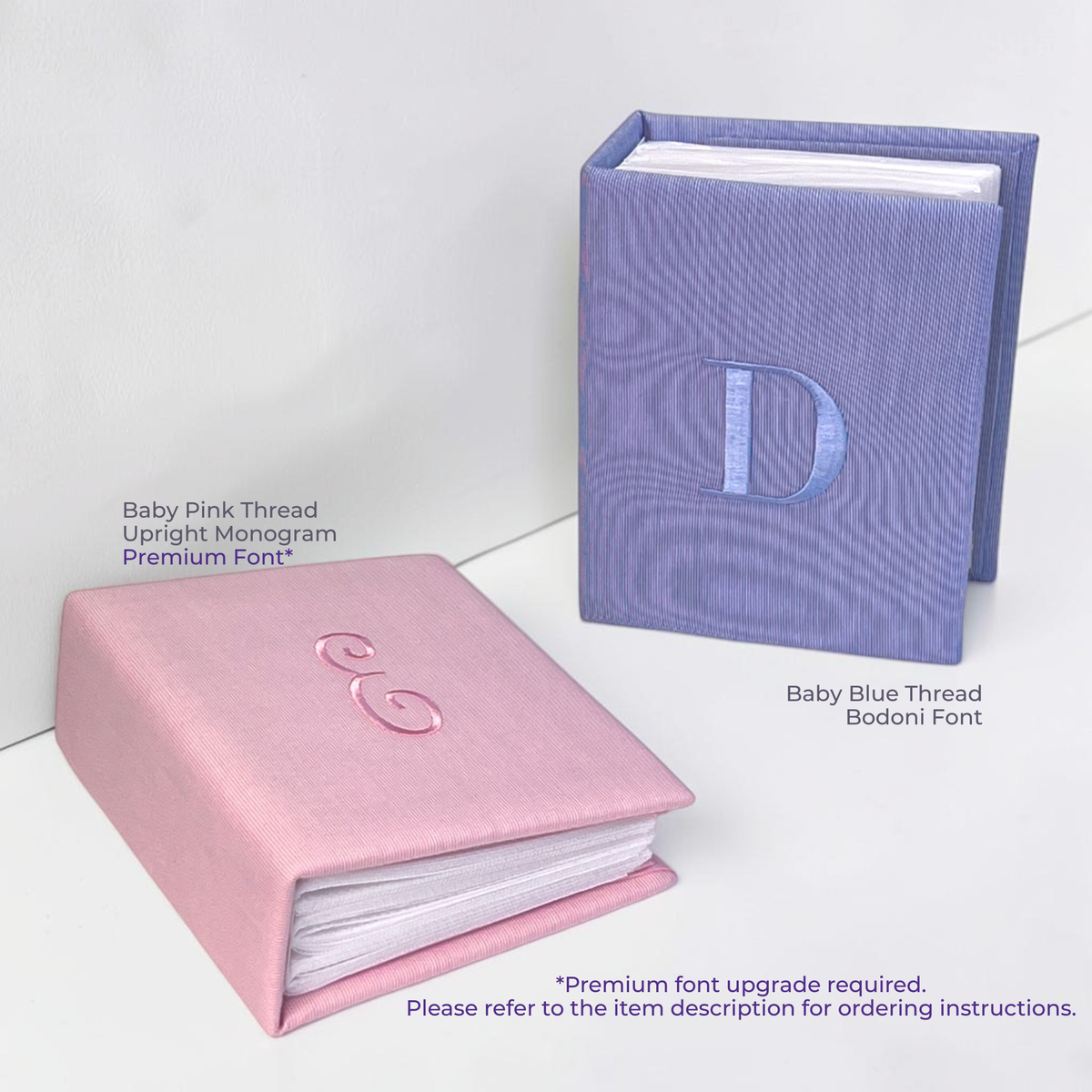 Micro Stripe Cotton - Small Hardbound Photo Album