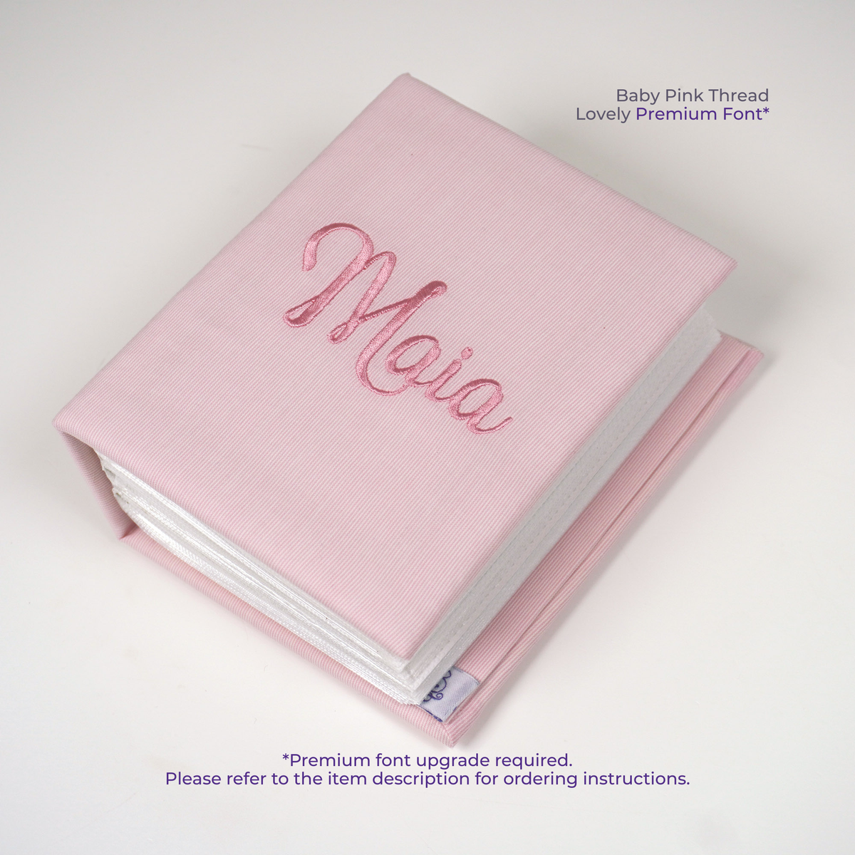 Micro Stripe Cotton - Small Hardbound Photo Album