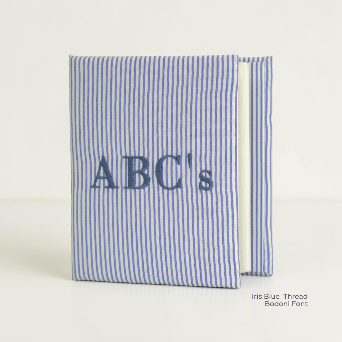 Seersucker Striped Cotton – Small Hardbound Photo Album
