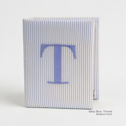 Seersucker Striped Cotton – Small Hardbound Photo Album