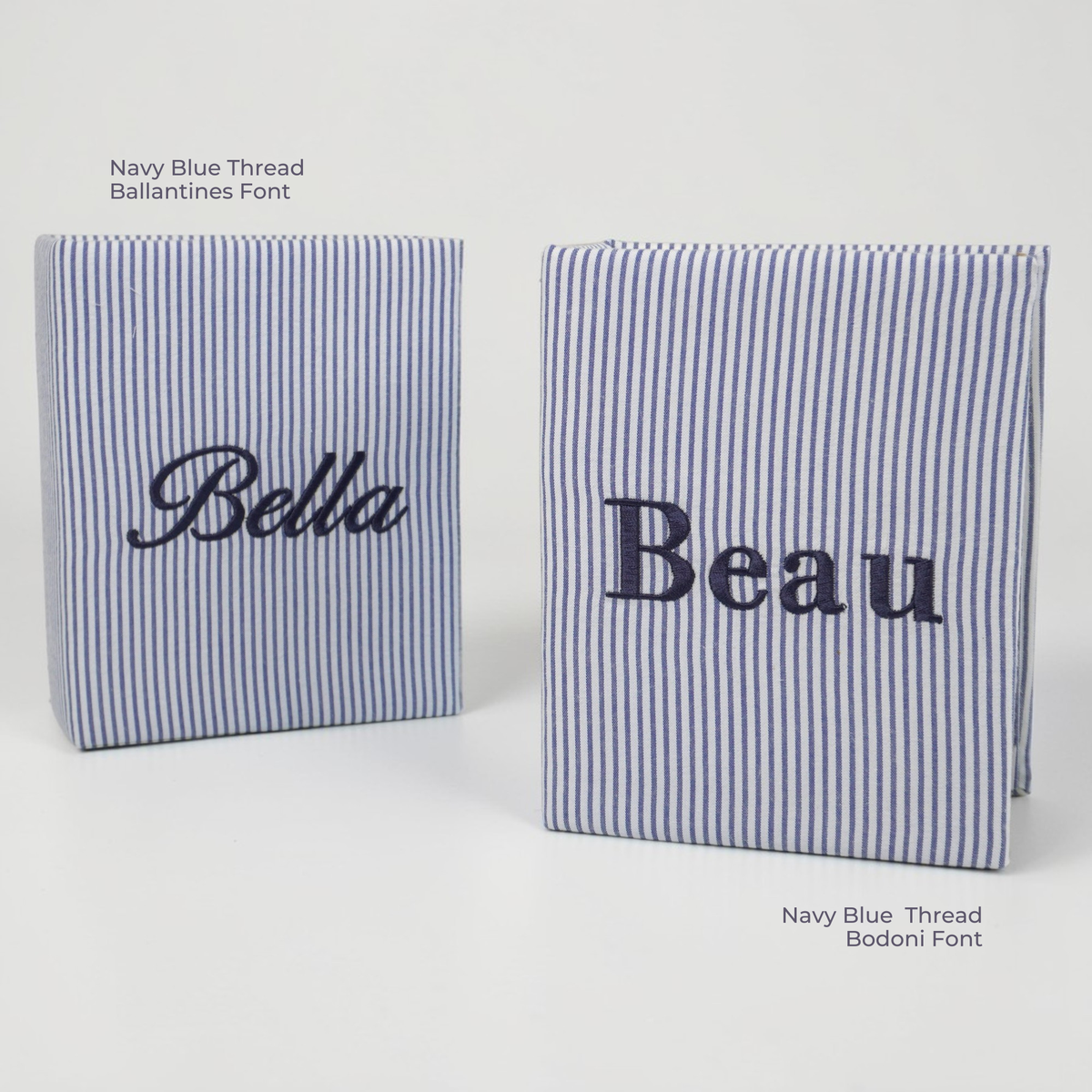 Seersucker Striped Cotton – Small Hardbound Photo Album