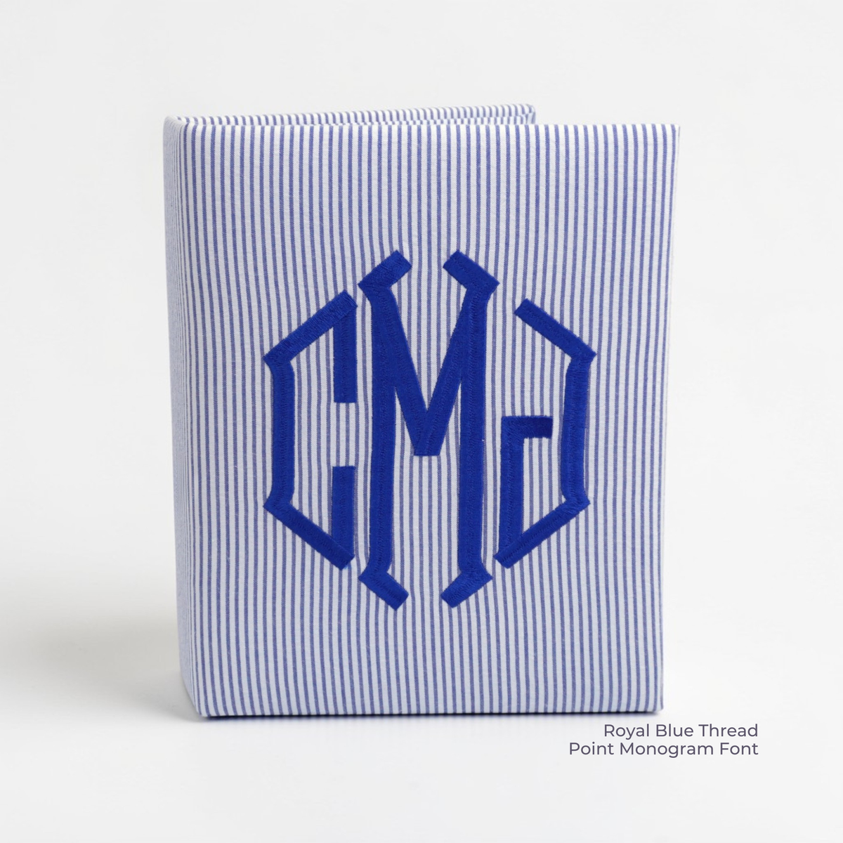 Seersucker Striped Cotton – Small Hardbound Photo Album