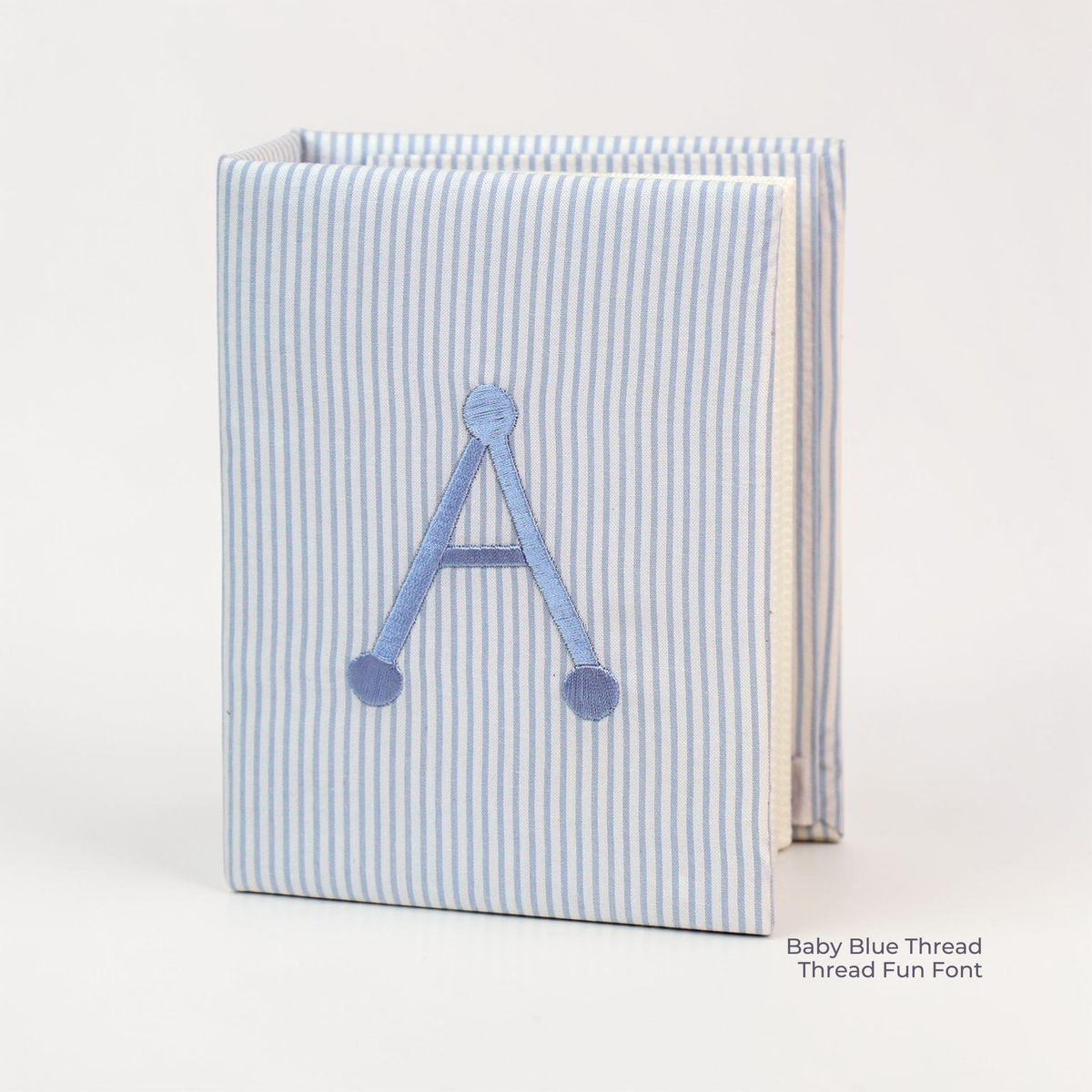 Seersucker Striped Cotton – Small Hardbound Photo Album
