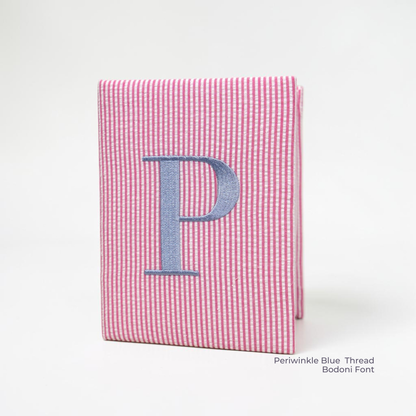 Seersucker Striped Cotton – Small Hardbound Photo Album