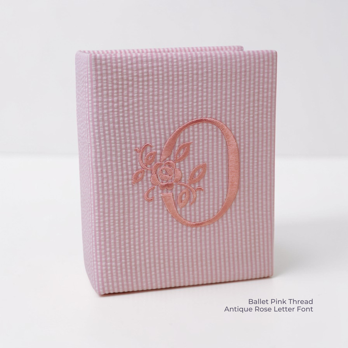 Seersucker Striped Cotton – Small Hardbound Photo Album