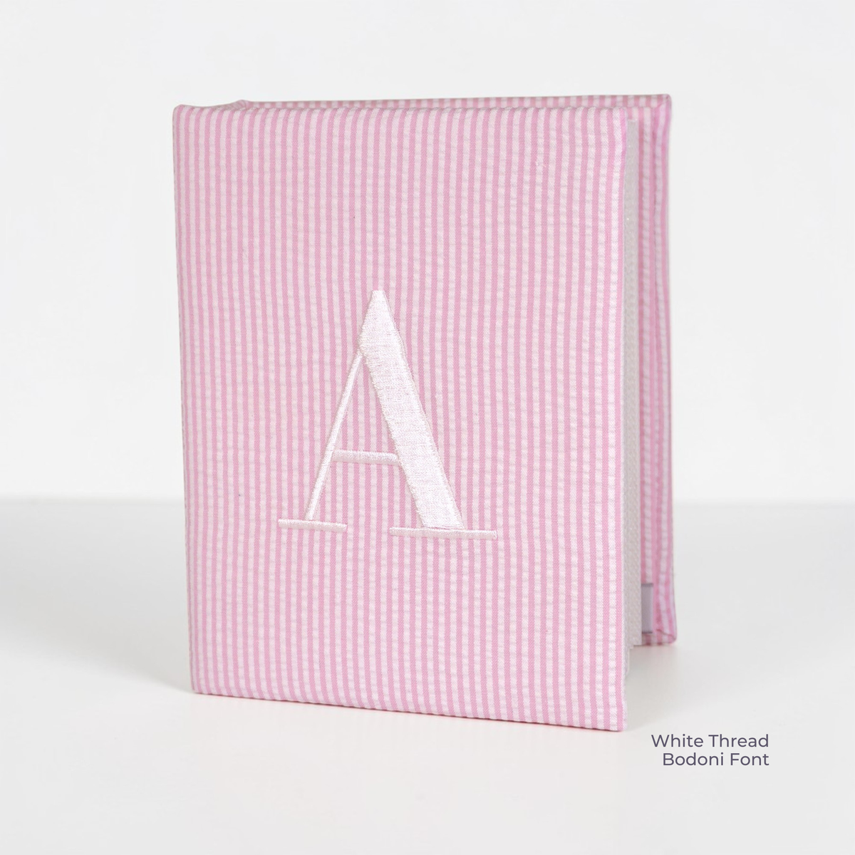 Seersucker Striped Cotton – Small Hardbound Photo Album