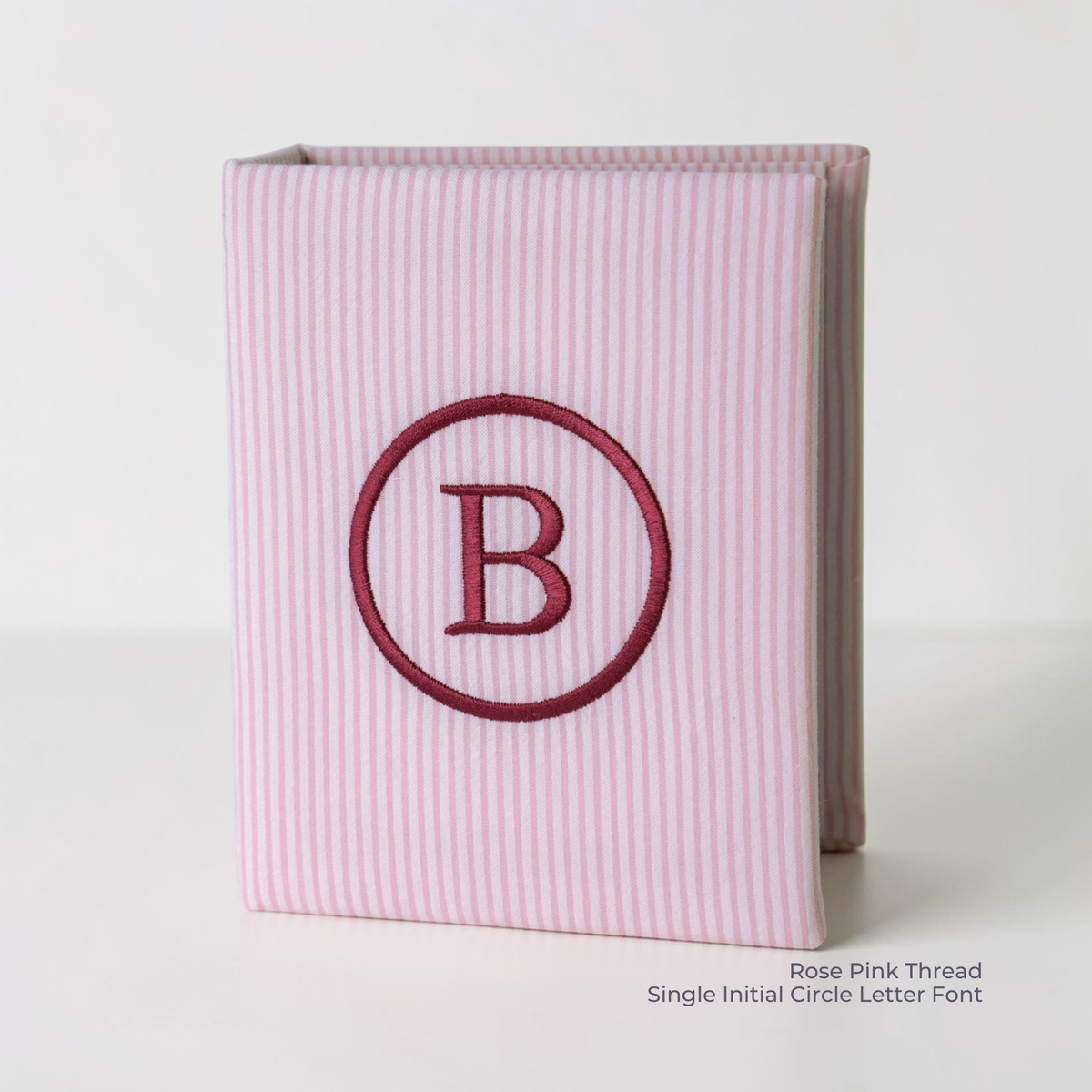 Seersucker Striped Cotton – Small Hardbound Photo Album