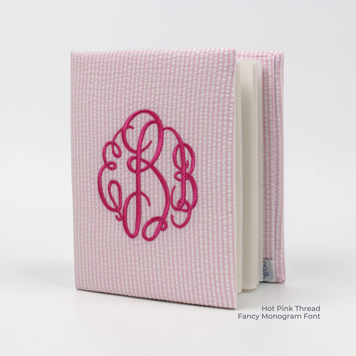 Seersucker Striped Cotton – Small Hardbound Photo Album