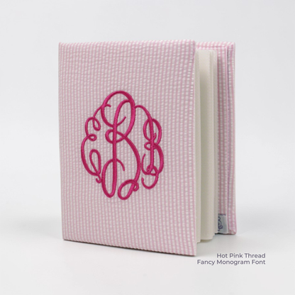 Seersucker Striped Cotton – Small Hardbound Photo Album