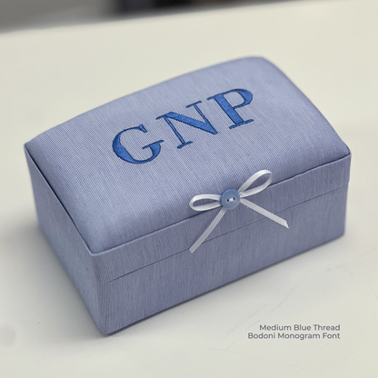 Micro Stripe Cotton – Small Baby Keepsake Box