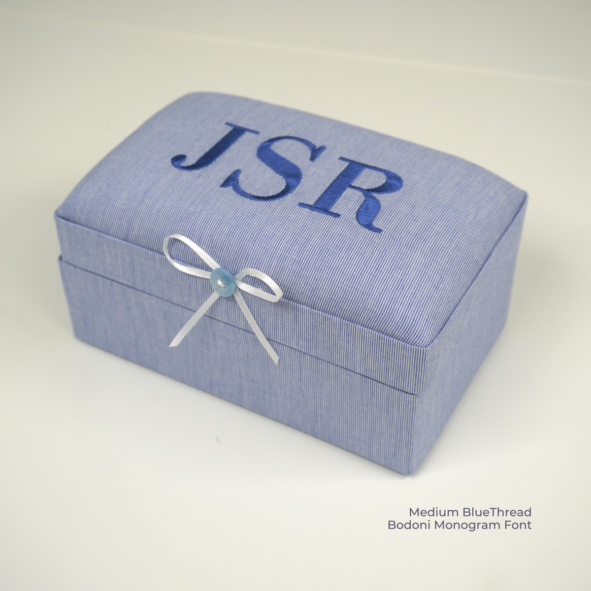 Micro Stripe Cotton – Small Baby Keepsake Box