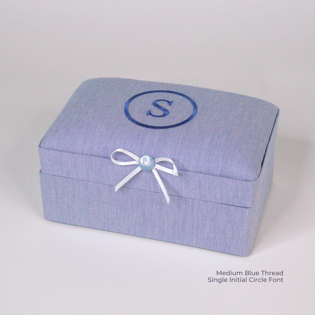 Micro Stripe Cotton – Small Baby Keepsake Box