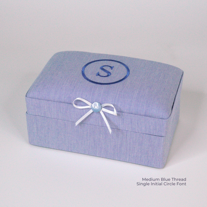 Micro Stripe Cotton – Small Baby Keepsake Box