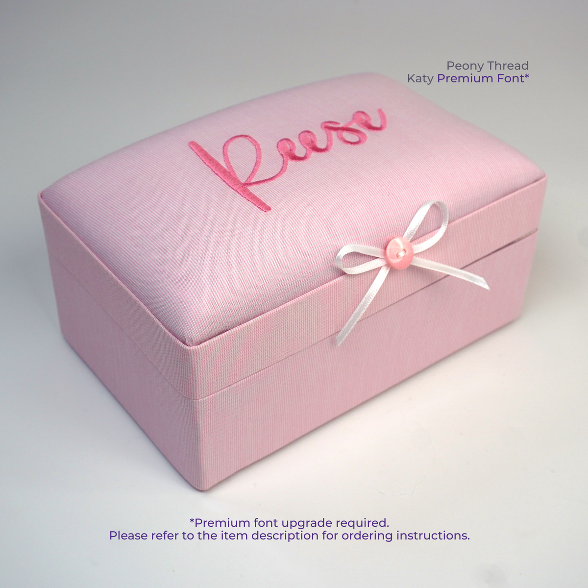 Micro Stripe Cotton – Small Baby Keepsake Box