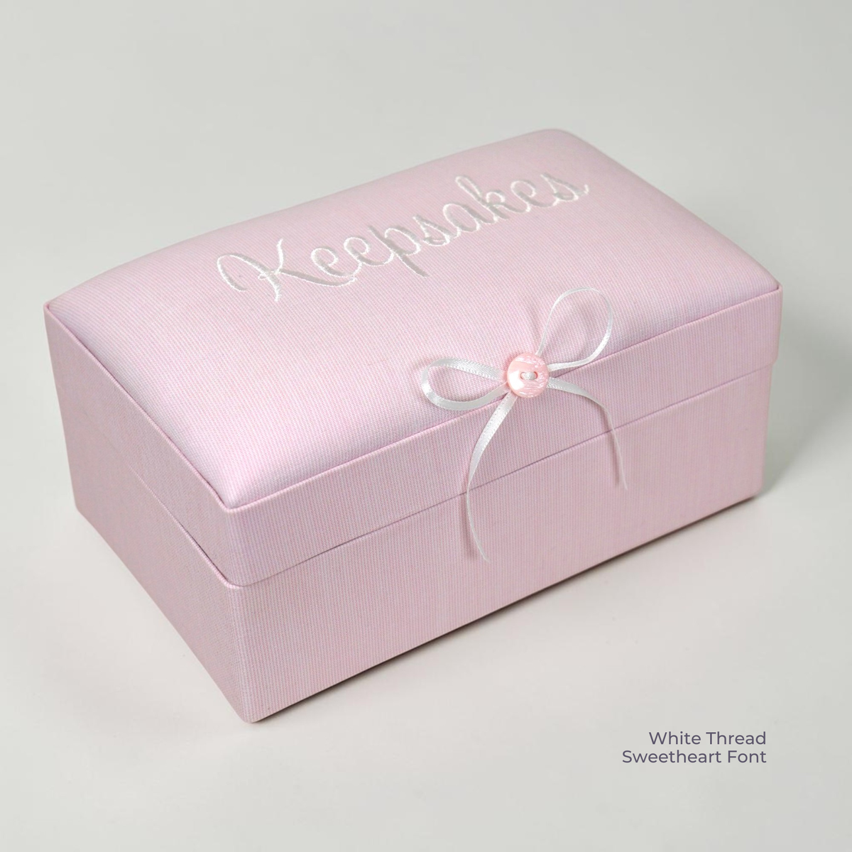 Micro Stripe Cotton – Small Baby Keepsake Box