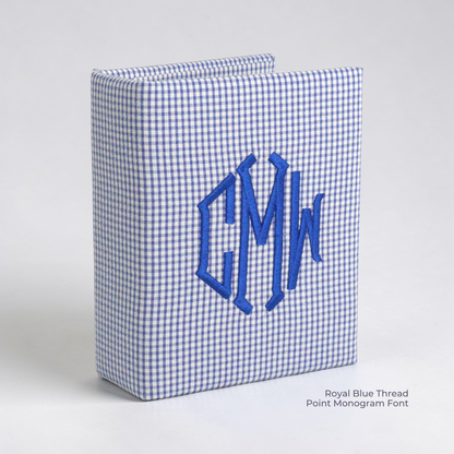 Seersucker Check Cotton – Small Hardbound Photo Album