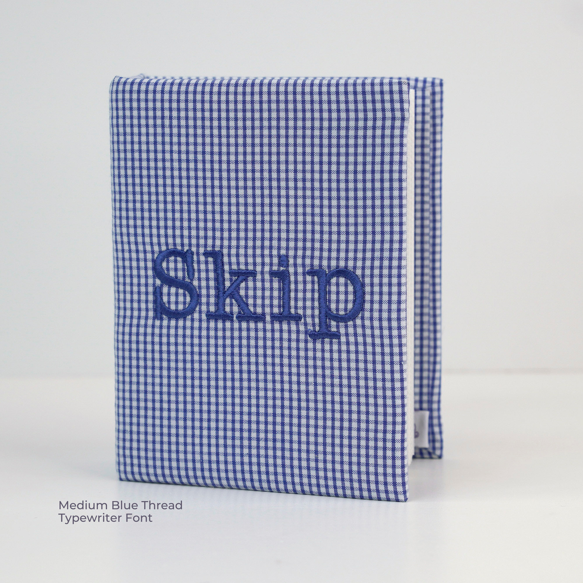 Seersucker Check Cotton – Small Hardbound Photo Album