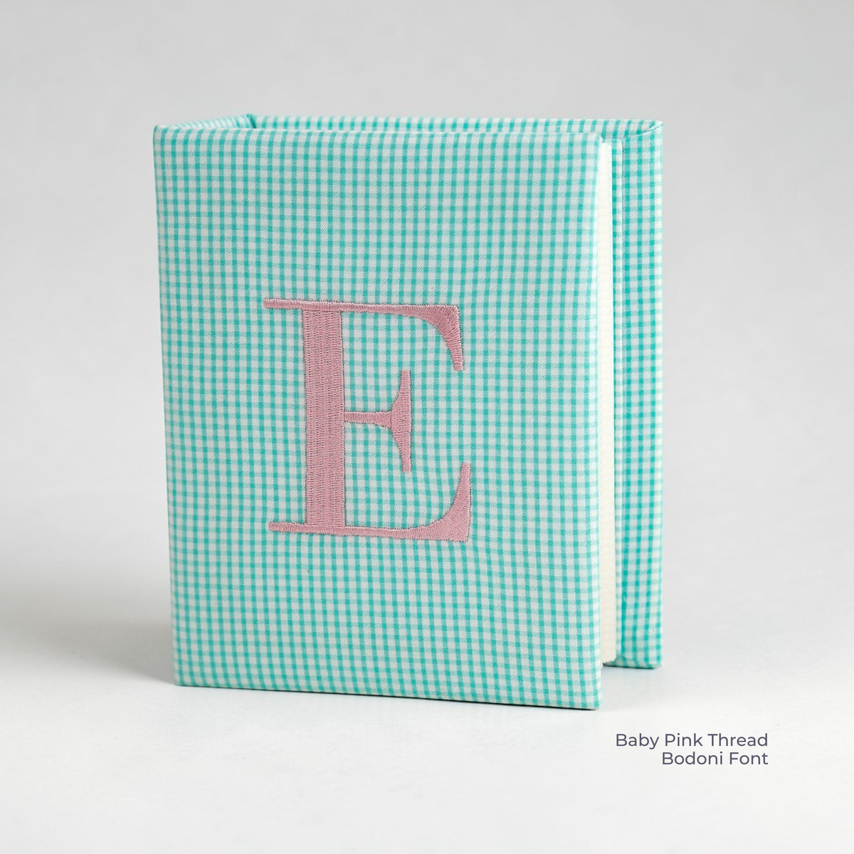 Seersucker Check Cotton – Small Hardbound Photo Album