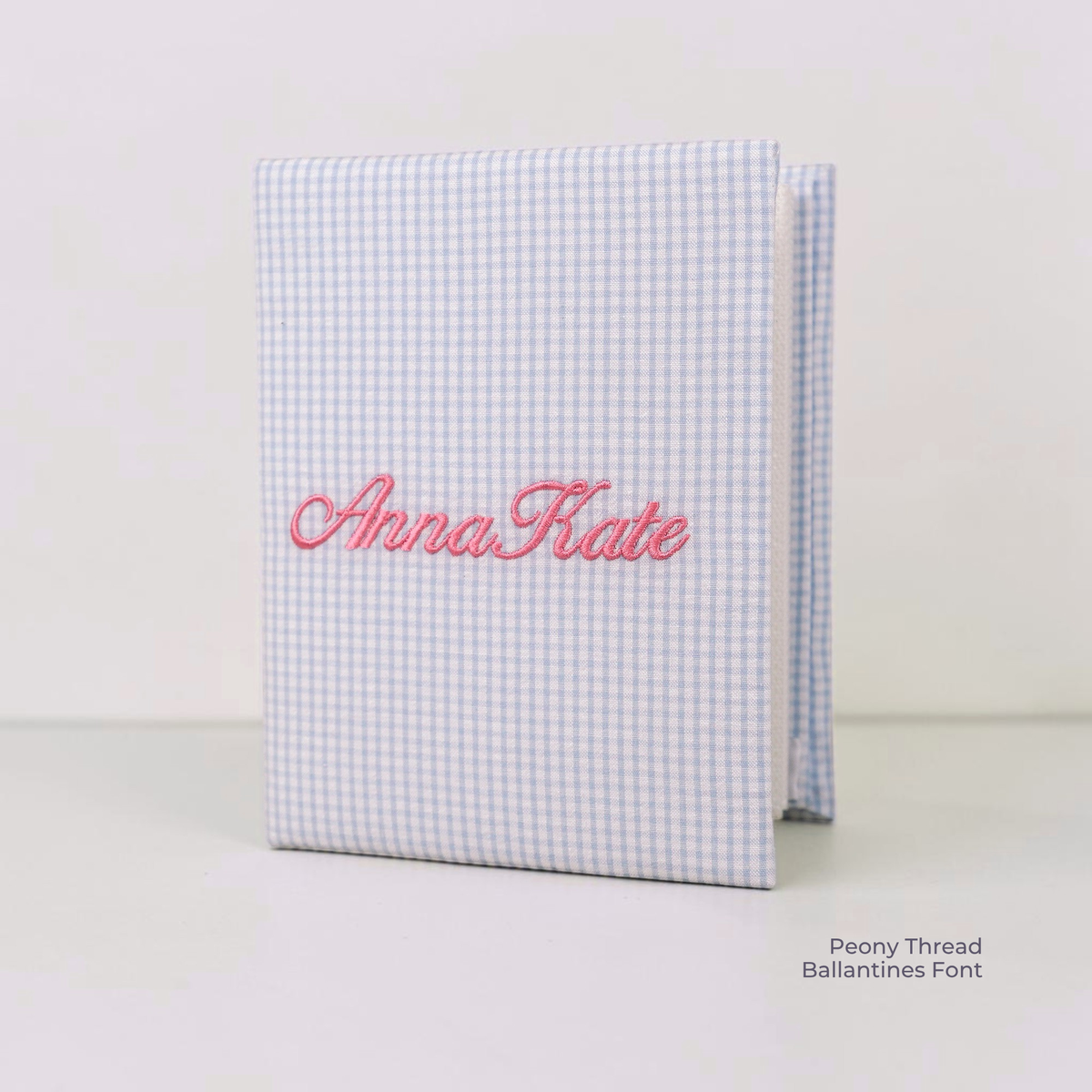 Seersucker Check Cotton – Small Hardbound Photo Album