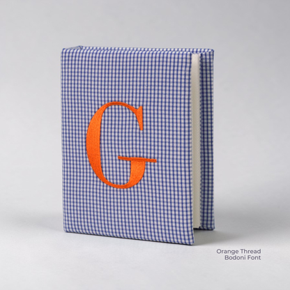 Seersucker Check Cotton – Small Hardbound Photo Album