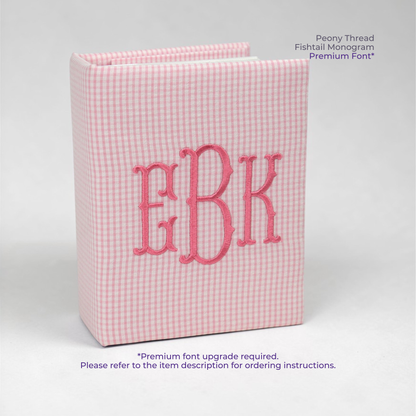Seersucker Check Cotton – Small Hardbound Photo Album