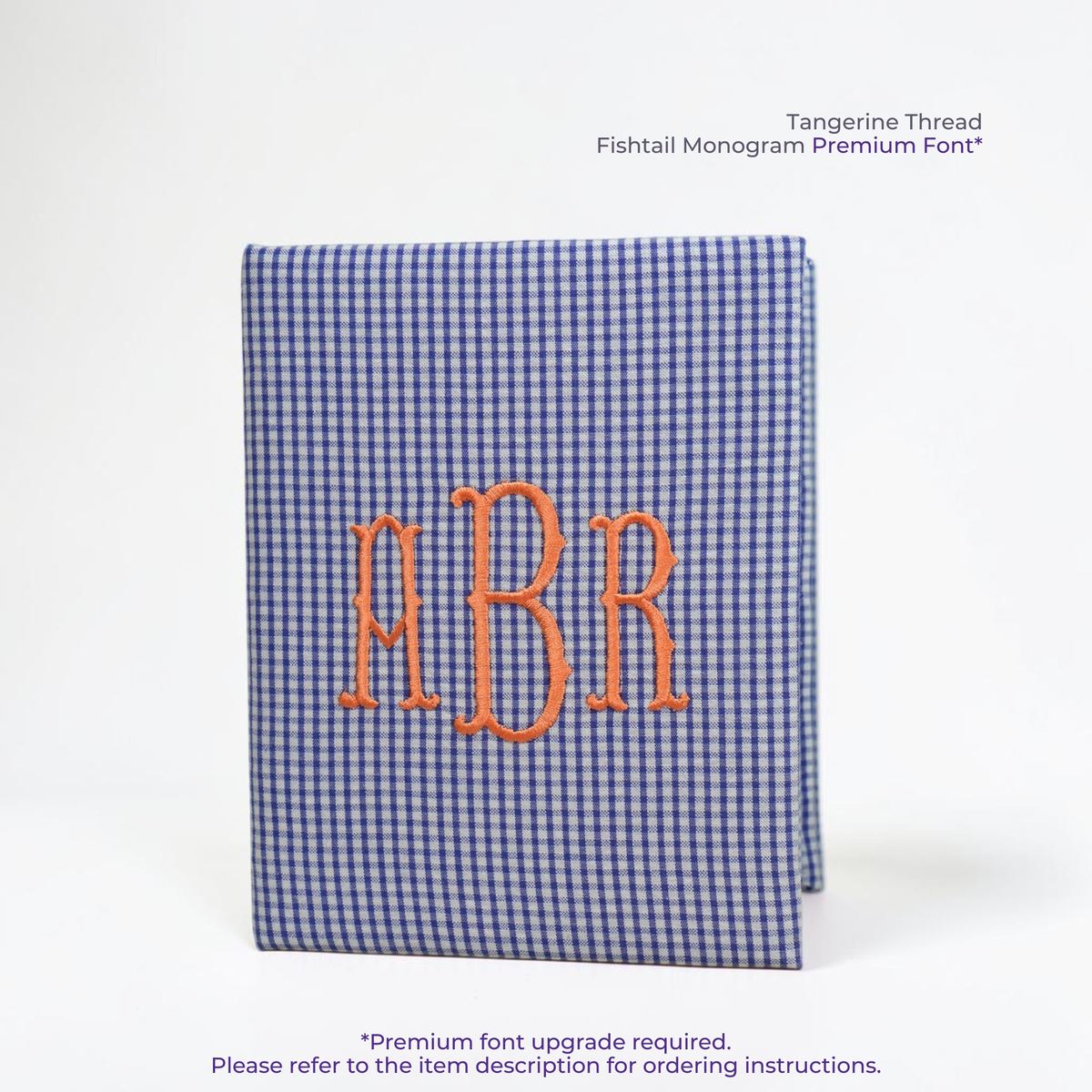 Seersucker Check Cotton – Small Hardbound Photo Album