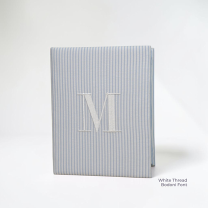 Seersucker Striped Cotton – Small Hardbound Photo Album