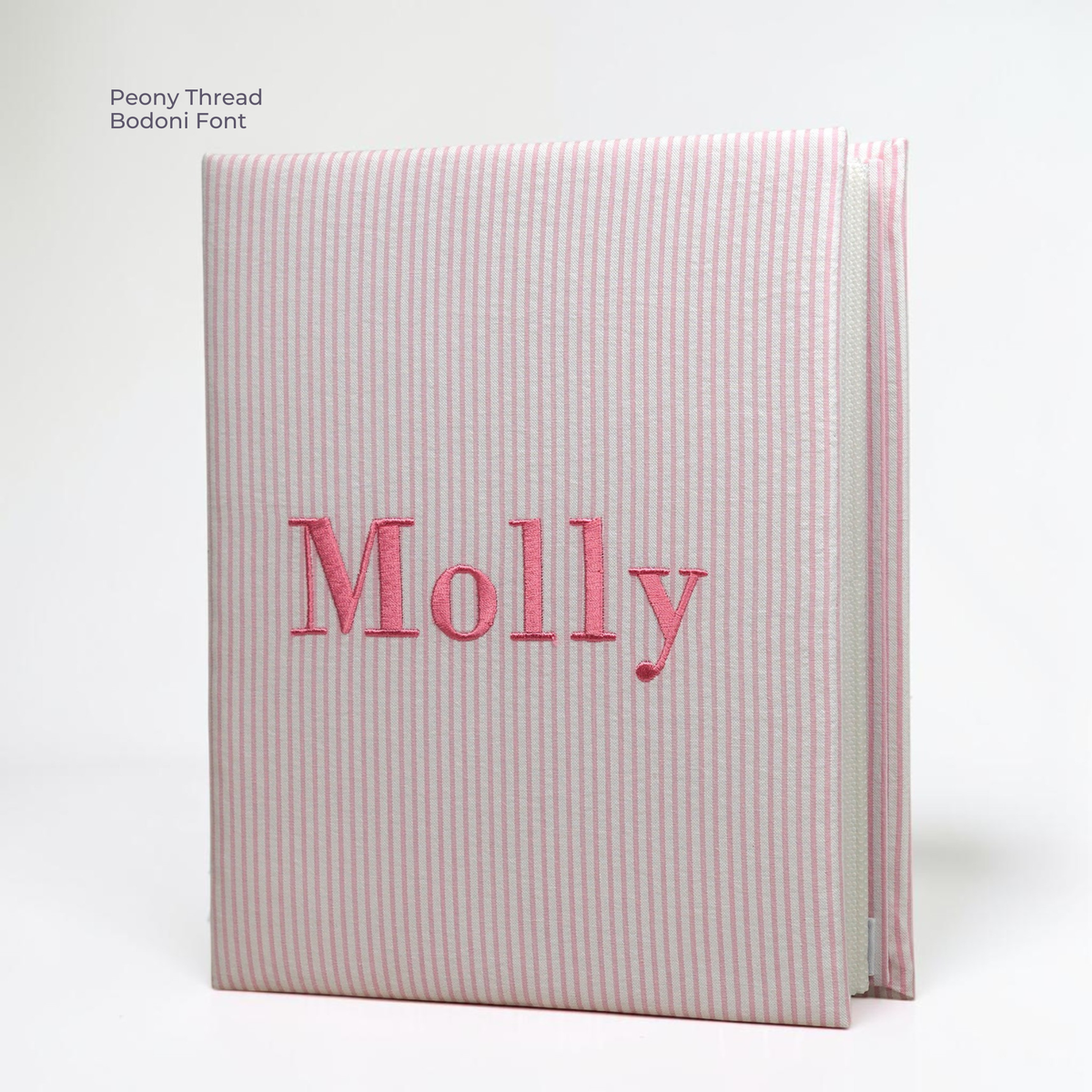 Seersucker Striped Cotton – Small Hardbound Photo Album
